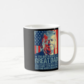 Retro du är en Underbar Underbar Pappa-supportTrum Kaffemugg