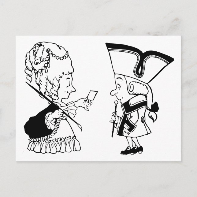 Retro Du har bjudits in Vykort (Framsida)