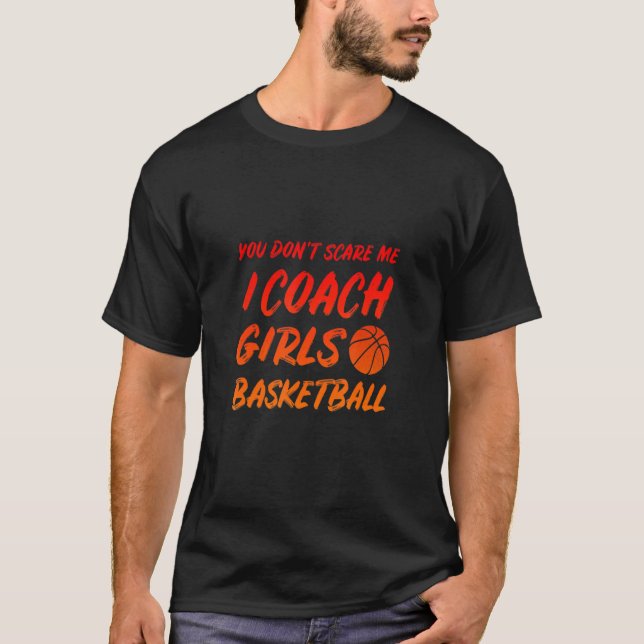 Retro du Skrämmer mig inte att jag tränar tjejer B T Shirt (Framsida)