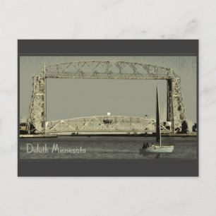 Retro Duluth Minnesota vykort