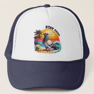 Retro Duveägare Present Gift Duva Stad Duvor Stann Keps