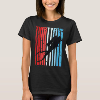 Retro Dyka 35e Birthday Deep Sea Diver Wo T Shirt
