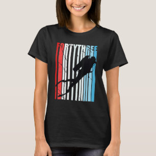 Retro-Dyka 43:e födelsedag T Shirt