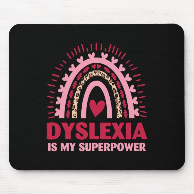 Retro Dyslexia är min superströmsfärande, dyslecti Musmatta (Framsidan)