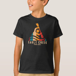 Retro Eagle Bäck Kayaking T Shirt