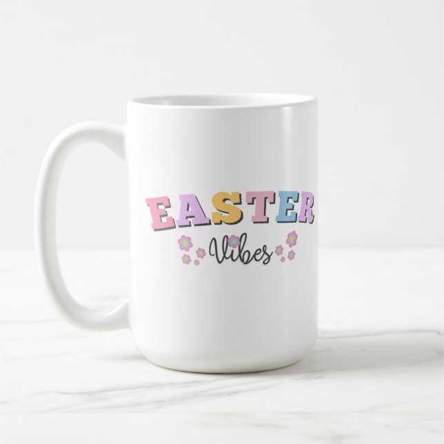 Retro Easter Vibes Kaffemugg (Vänster)
