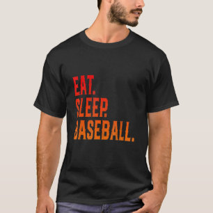 Retro Eat Sömnlöshet Upprepa basket T Shirt