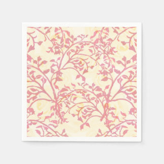 Retro efterrätshandduk med detaljer i rörpipad gla pappersservett