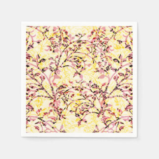 Retro efterrätshandduk med detaljer i rörpipad gla pappersservett