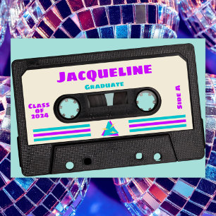 Retro Eghty Lila Mix Tape 2025 Studenten Meddelande
