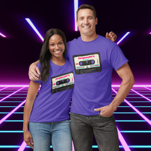 Retro Eighties Music Mix Tape 50:e Födelsedagsfest T Shirt