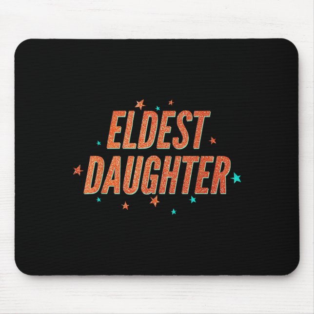 Retro Eldest Daughter Team Gift For Eldest Daughte Musmatta (Framsidan)