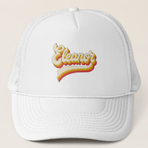 Retro Eleanor Namn 70-tals Vintage Design Keps
