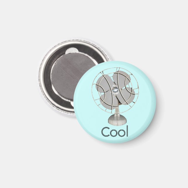 Retro Electric Fläkt Magnet (Front/Back)