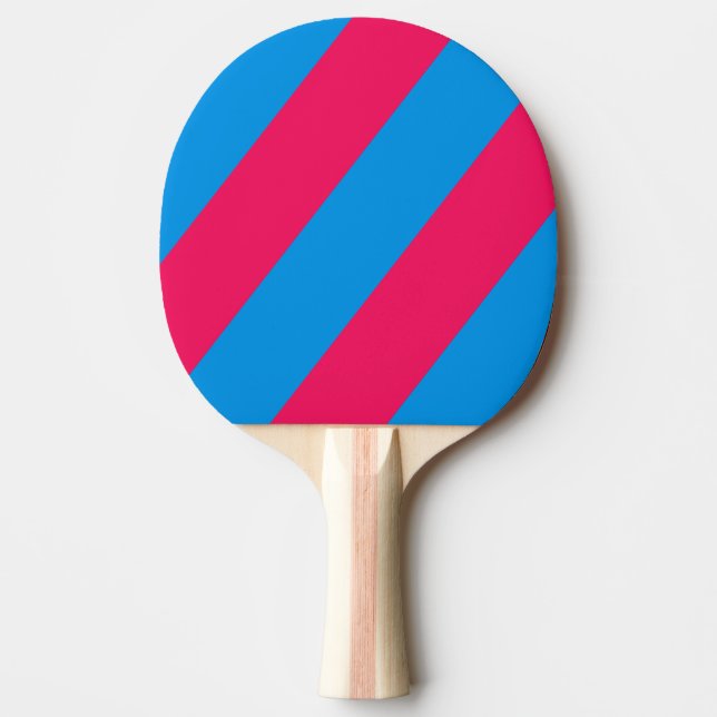 Retro Electric Grape Kraftiga Ränder Pingisracket (Framsidan)