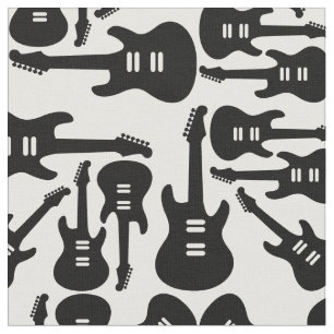 Retro Electric Guitars Black & White Music Thated Tyg