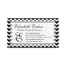 Retro elegans för svartvit sparresicksack