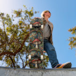 Retro elegant bohemian svampskog mönster mini skateboard bräda 18,5 cm<br><div class="desc">Njut av den här elegantens bohemska svampkonst, där naturens elegans möter tidlös konst. Den här exquisite biet, mot en lush-bakgrund, fångar upp svampgrupperingens serenskönhet, rik med invecklade detaljer om skogen. Förkroppsligande av den harmoniska blandningen av organiska former och naturens fantaster. Biet är en perfekt hyllning till Art nouveau elegans och...</div>