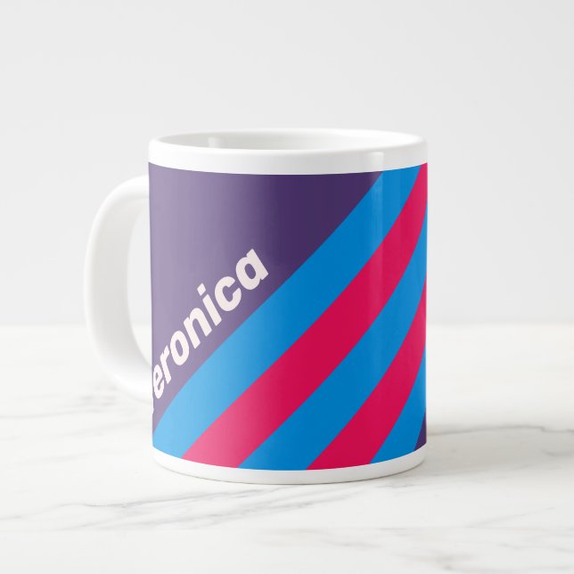 Retro Elektriska Druvstrimmor med Namn Jumbo Mugg (Framsida vänster)