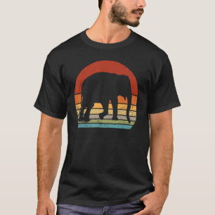 Retro Elephant Vintage Elephant Spirit Animal 80s T Shirt