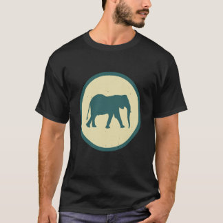 Retro Elephant Vintage Wild Animal T Shirt