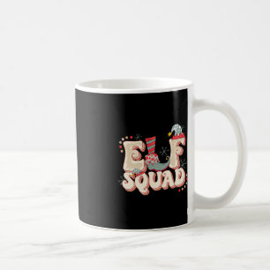 Retro Elf Squad jul Matching Family Roligt Chri Kaffemugg