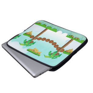 Retro eller klassiskt Plattformsspel Laptop Sleeve