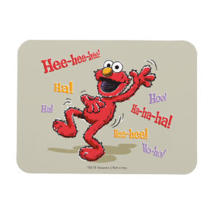 Retro Elmo Hee-hee! Magnet