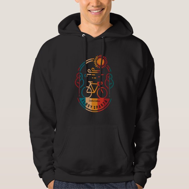 Retro Elroy Sparta Bike Trail Hoodie (Framsida)