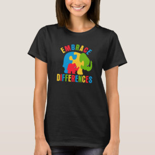 Retro Embrace Differens Manar Women Elephant Anima T Shirt