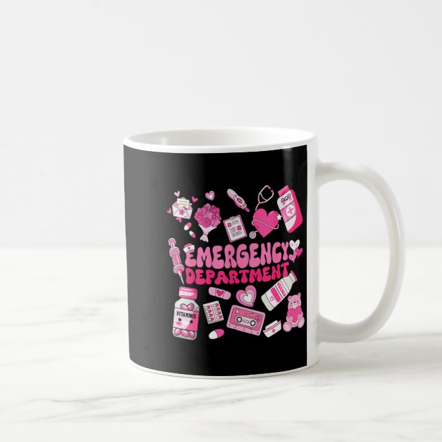 Retro Emergency Department Nk Valentine Er Nurse W Kaffemugg (Höger)