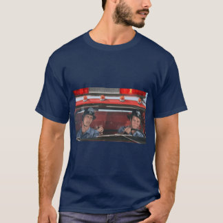 Retro Emergency Rescue Squad Fire Department Desig T Shirt