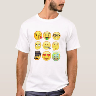 Retro emoji rolig tröja-design christmas-presentid t shirt