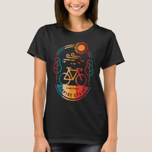 Retro Empire state Trail Bike Trail T Shirt