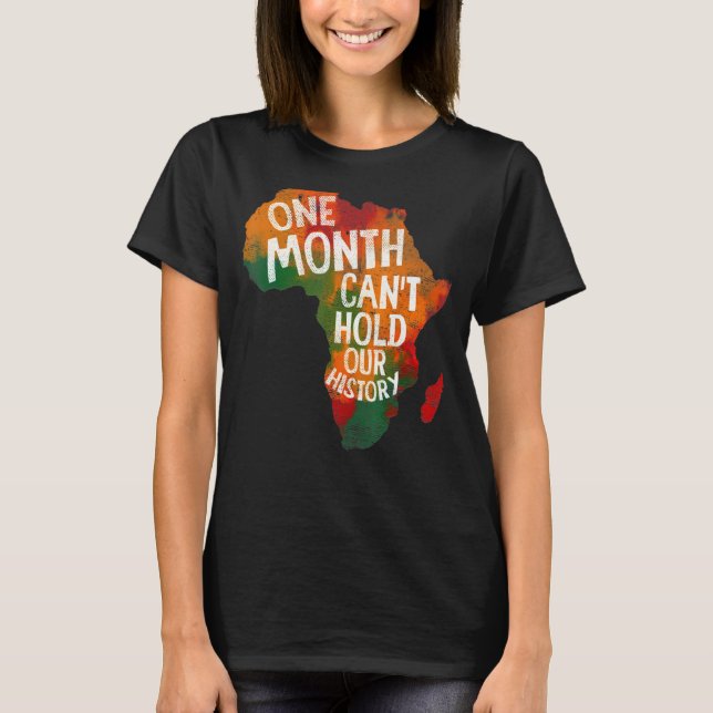 Retro en månad kan inte behålla vår afrikanska his t shirt (Framsida)