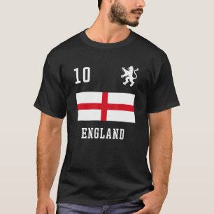 Retro England Football Soccer T Shirt