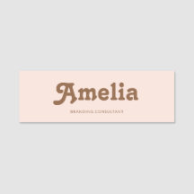 Retro Enkel Rosa Orange