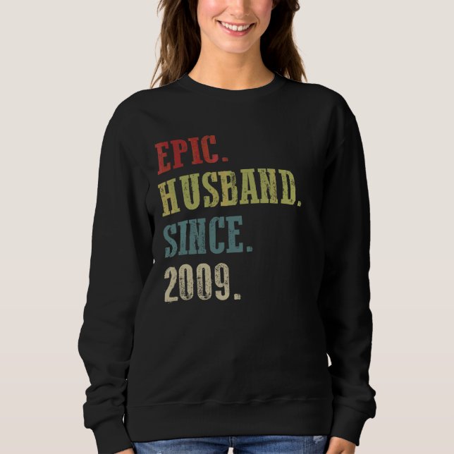 Retro Epic Make sedan 2009 13:e Bröllop Aniver T Shirt (Framsida)