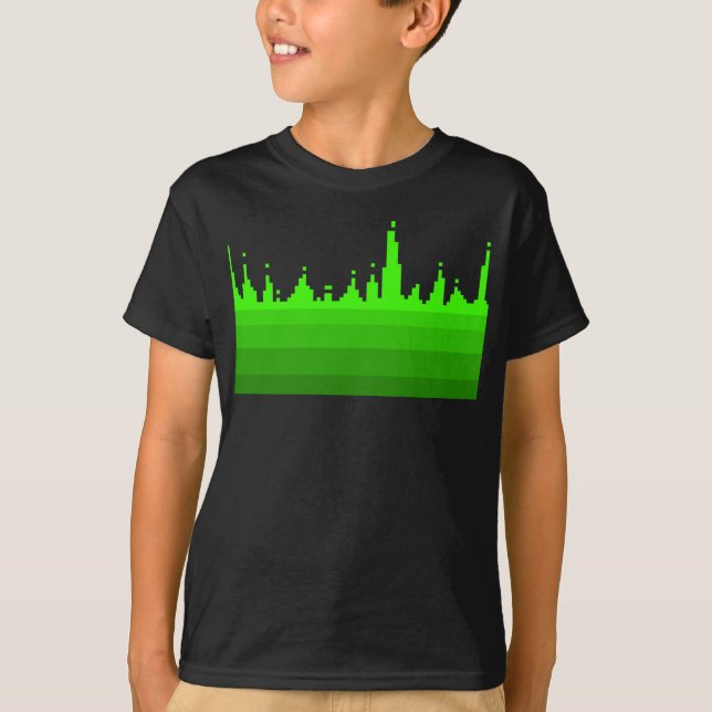 Retro Equalizer T Shirt (Framsida)