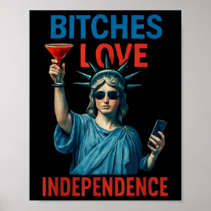 Retro Es Kärlek Självständighet den 4 juli _2 Poster