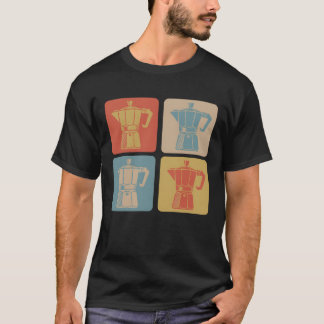 Retro Espresso Maker present T Shirt