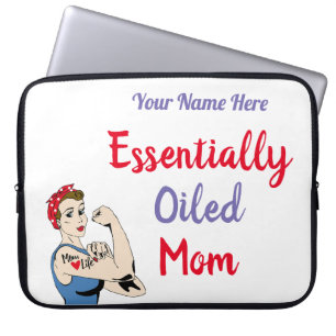 Retro Essentiellt Oiled Mamma Laptop Fodral