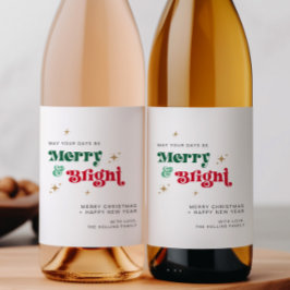 Retro-etiketten Vin-etiketten Drink Gift-etikett Vinflaska Etikett