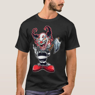 Retro Evil Clown T Shirt