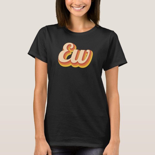 Retro Ew T Shirt (Framsida)