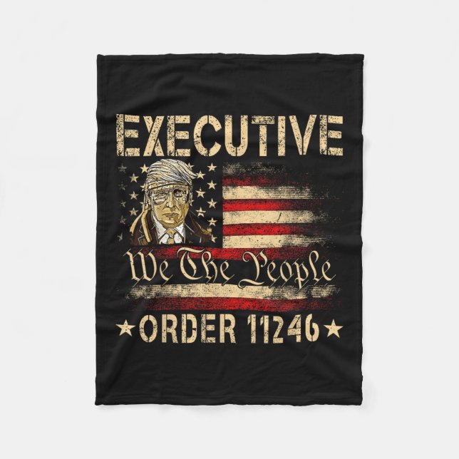 Retro Executive Order 11246 47th President Donald Fleecefilt (Framsidan)