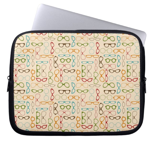 Retro exponeringsglas laptop sleeve (Framsidan)