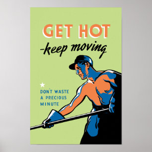 Retro få att flytta sig för hettbehålla poster