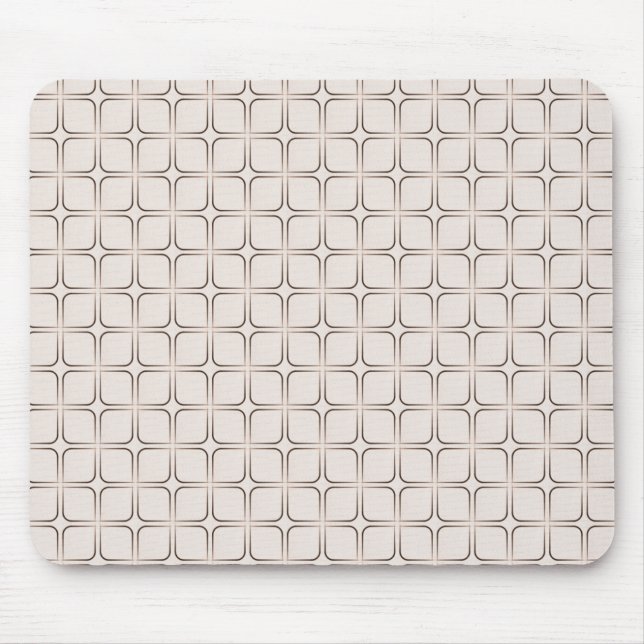 Retro Fab Mousepad, Beige Musmatta (Framsidan)