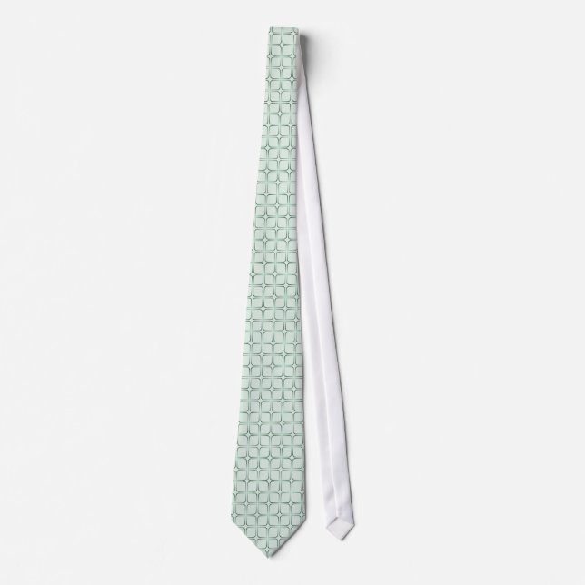 Retro Fab Tie, Grönt Slips (Framsida)